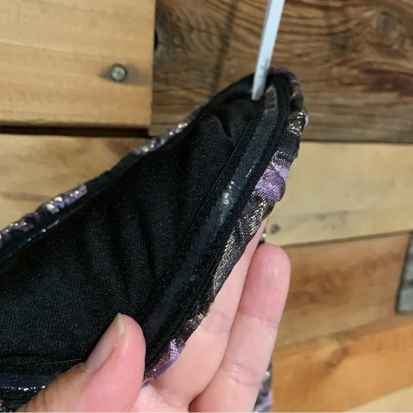 Lulus All Romance Black Floral Jacquard Strapless High-Low Gown Black/Lilac - XS - Picture 15 of 15